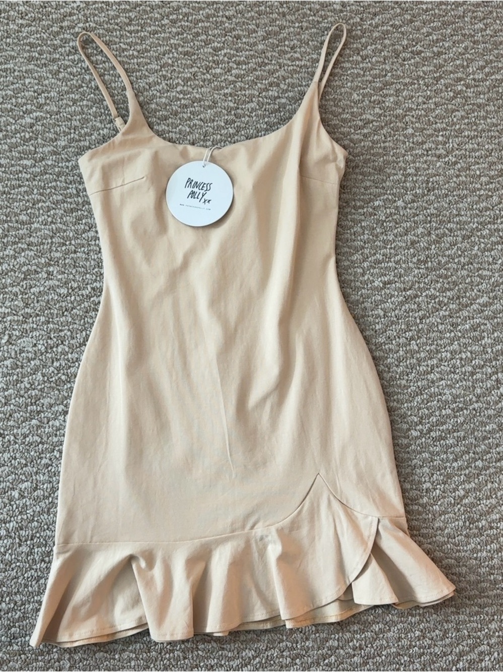 NWT Princess Polly Kiribati Mini Dress – Beige